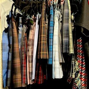 JK school style skirts, $25 each, dm if you are interested into any pattern